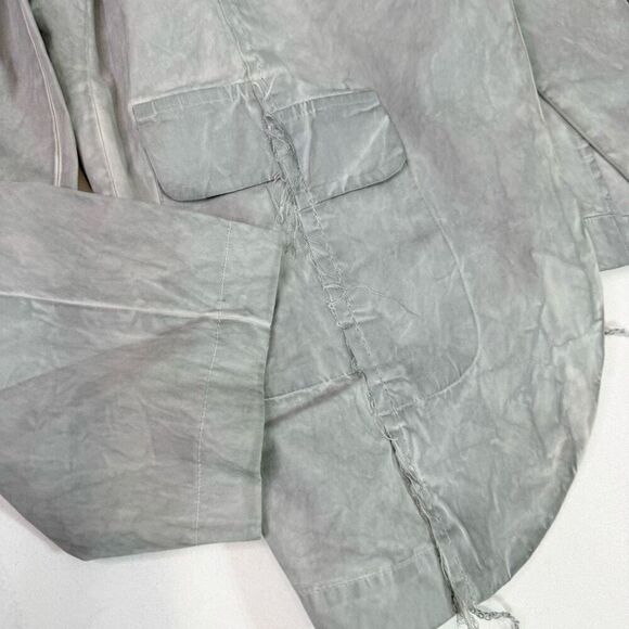 Rundholz Dip Jacket Women Small Lagenlook Grunge Buttons Blazer Gray Pockets - Picture 2 of 11